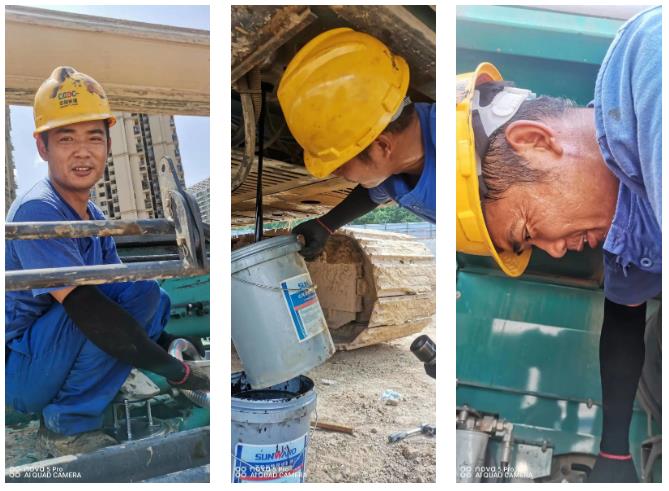 图集 | 战高温，迎“烤”验！TVT体育官网人在行动