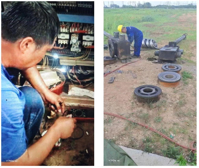 图集 | 战高温，迎“烤”验！TVT体育官网人在行动